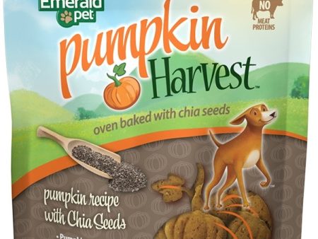 Biscuits pour chien tendre Pumpkin Harvest chia et citrouille, Emerald Pet Discount