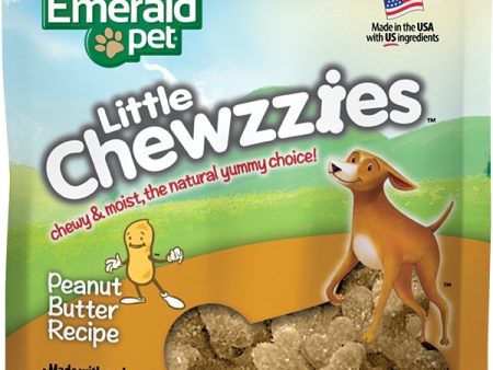 Biscuits tendre Little Chewzzies Beurre d arachide, pour chien, Emerald Pet Fashion