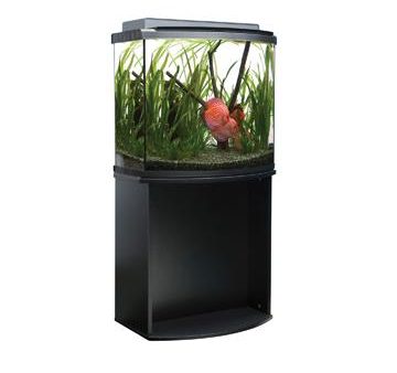 Support pour aquarium équipé Fluval 26 à devant arrondi, noir, 63 x 38 x 66 cm (24,75 x 15 x 26 po) Cheap