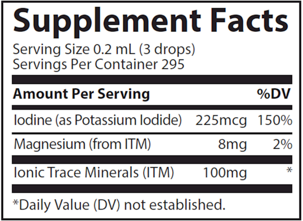 Ionic Iodine from Potassium Iodide Online now