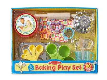 MELISSA & DOUG Baking Play Set: Promote creative play and imaginative thinking with these food-grade baking tools - M&D-9356 Online