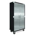 UltraHD Graphite Cabinet Seville Classics UltraHD 2-Door Lockable Storage Cabinet, Satin Graphite 71512 Supply