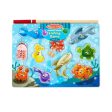 MELISSA & DOUG  Fishing Magnetic Puzzle Game: The ultimate catch-and-release fishing program, this magnetic wooden puzzle game features aquatic animal artwork - 3778 Online Sale