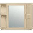 Rimax Bathroom Wall Cabinet White  Beige 23.5 x 7.6 x 18.3  - 20010030 Online