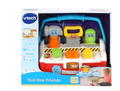 Vtech Tool Box Friends: This bright and colourful tool box is a great toy to support your little ones imaginative play - 80-522503 Sale