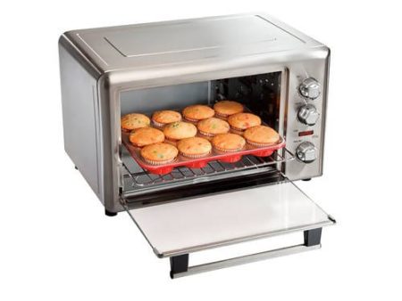 Hamilton Beach Hamilton Beach Countertop Convection Oven with Rotisserie - This oven will become your favorite ally in the kitchen for your favorite preparations, it has a rotating rotisserie system for fast convection cooking - 644165 Fashion