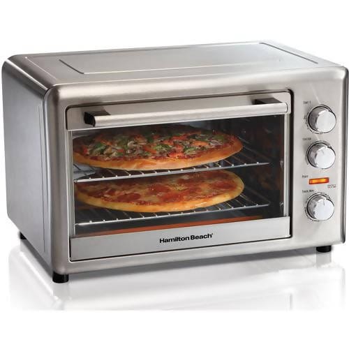 Hamilton Beach Hamilton Beach Countertop Convection Oven with Rotisserie - This oven will become your favorite ally in the kitchen for your favorite preparations, it has a rotating rotisserie system for fast convection cooking - 644165 Fashion