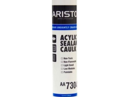 SEALANT ARISTO ACRYLIC WHITE 7304 Supply