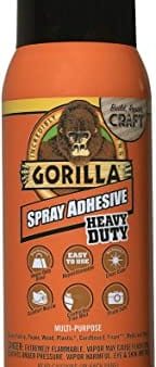 Gorilla Multipurpose Heavy Duty Spray Adhesive, 11oz, Clear -  6314401 For Discount