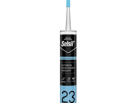 SELSIL 23 PRO EXTERIOR SILICO SEALANT 485G WHITE-404420 For Cheap