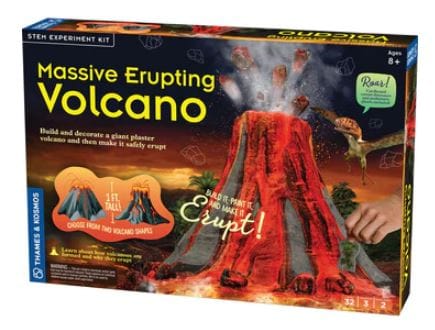 THAMES & KOSMOS Massive Erupting Volcano: Build a huge volcano model with a sturdy frame that effortlessly slides together - 642116 Cheap