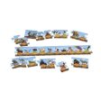 MELISSA & DOUG  Alphabet Train Floor Puzzle - 28 Pieces: The beautifully detailed blue engine is ready to roll with familiar objects from A to Z - 424 For Discount