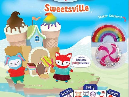 GTBW Sensory Sticker Playset Sweetsville: Mess-free and a great independent play activity to be enjoyed on-the-go or at home -6236 Cheap