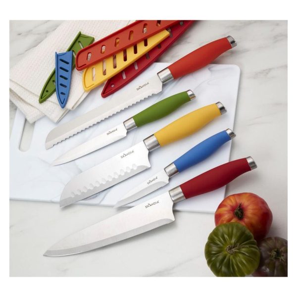 Skandia Knife Set 5 Units. The Skandia knife set offers a carefully designed selection of knives to meet all kitchen needs. -477470 Hot on Sale