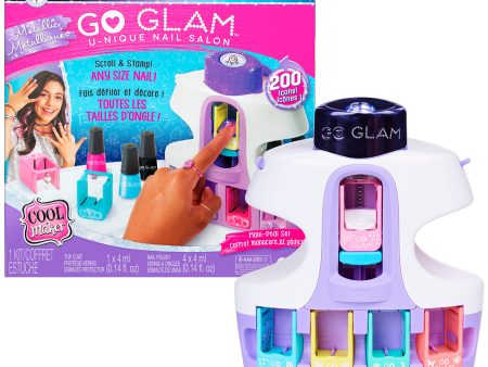 GO GLAM U-nique Nail Salon with Portable Stamper, 5 Design Pods and Dryer, Nail Kit Kids Toys for Ages 8 and up - 606220 Online now