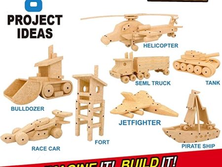 BCD Deluxe Workshop: DIY deluxe workshop is an awesome first project kit for kids (90 piece set) - BCD-8855A Supply