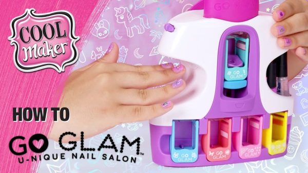 GO GLAM U-nique Nail Salon with Portable Stamper, 5 Design Pods and Dryer, Nail Kit Kids Toys for Ages 8 and up - 606220 Online now