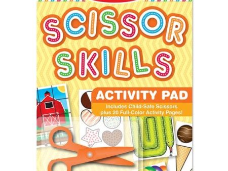 MELISSA & DOUG  Activity Pad Scissor Skill: Kids love to cut with scissors--as you can see by the trail of scraps often left in their wake - 2304 For Cheap