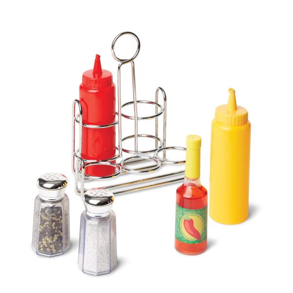 MELISSA & DOUG Condiments Set: Promotes pretend play, fine motor skills, and imaginative thinking - M&D-9358 Online