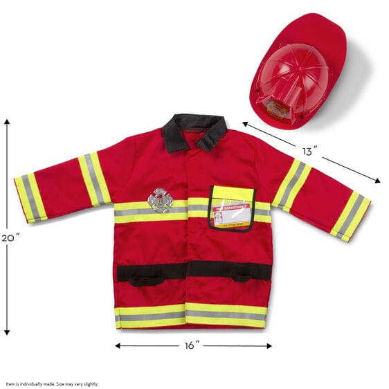 MELISSA & DOUG Role Play Set Fire Chief: Here is everything an aspiring firefighter needs in an emergency - M&D-4834 Cheap