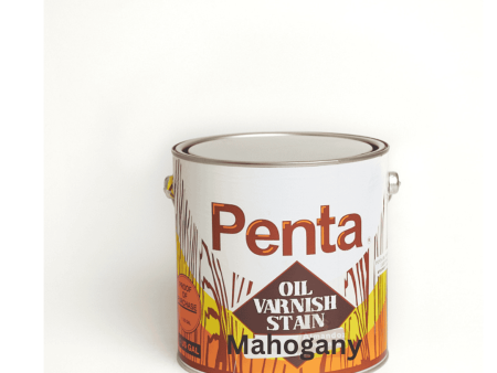 Penta Varnish Stain Mahogany (Gallon)- Suitable for use on trim doors, cabinets, paneling, furniture, cupboards, ceilings and general woodwork-047227952781 Hot on Sale