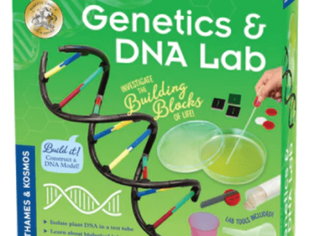 THAMES & KOSMOS Genetics & Dna Lab: Head into the lab for an in-depth investigation of genetics, the branch of biology focused on heredity - 665007 Sale