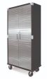 UltraHD Graphite Cabinet Seville Classics UltraHD 2-Door Lockable Storage Cabinet, Satin Graphite 71512 Supply