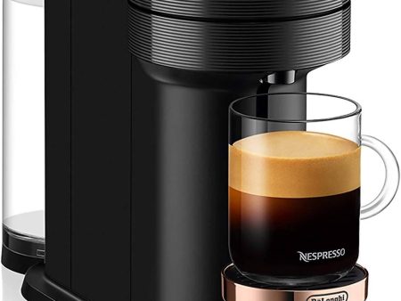 Nespresso by De Longhi Vertuo Next Coffee and Espresso Machine (Rose Gold) brews drinks using coffee capsules, each of which includes a barcode that automatically adjusts the brewing parameters for ideal extraction - NESC-408-1030 Online Hot Sale