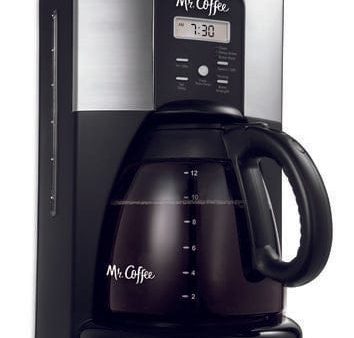 Mr. Coffeemaker 12 cups - This modern coffee maker brews up to 12 cups of coffee in 10 minutes.  Pause  n Serve option, you have up to 30 seconds to pour a cup of coffee while the brewer is still brewing - 9244-0072179234746 Online now