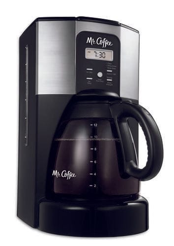 Mr. Coffeemaker 12 cups - This modern coffee maker brews up to 12 cups of coffee in 10 minutes.  Pause  n Serve option, you have up to 30 seconds to pour a cup of coffee while the brewer is still brewing - 9244-0072179234746 Online now