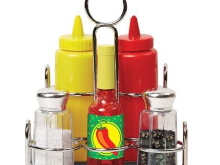 MELISSA & DOUG Condiments Set: Promotes pretend play, fine motor skills, and imaginative thinking - M&D-9358 Online