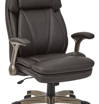 OSP Manager Leather Chair providing comfort while working at home or in your office - 418395 For Discount