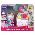 VTECH Sparkle & Shine Unicorn: This super cute unicorn comes in its very own play set handbag that opens and transforms into a unicorn bed - 80-518103 Hot on Sale