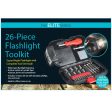 The Elite Series 26 Piece Flashlight Toolkit, Ideal for Home, Office or Car Use. Great for Emergencies  and Small Household Repairs- 10002411 Online