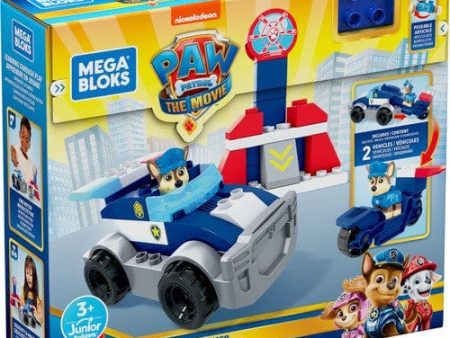 MATTEL Paw Patrol Buildable Vehicle Playset: Put Chase on the case in his buildable 2-in-1 City Police Cruise - GYJ00 on Sale