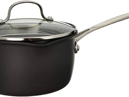 Cuisinart Chef s Classic Nonstick Hard-Anodized 2-Quart Cook and Pour Saucepan - CU-619-18P Hot on Sale