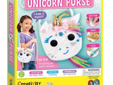 GTBW Creativity For Kids Unicorn Purse: Designed with little fingers in mind, this beginner craft develops fine motor skills - 6211 Cheap